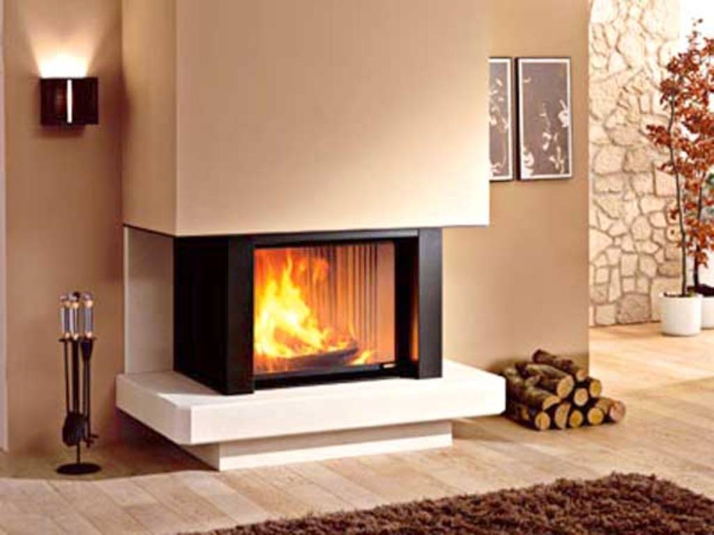 Decoracion hogar » chimenea moderna