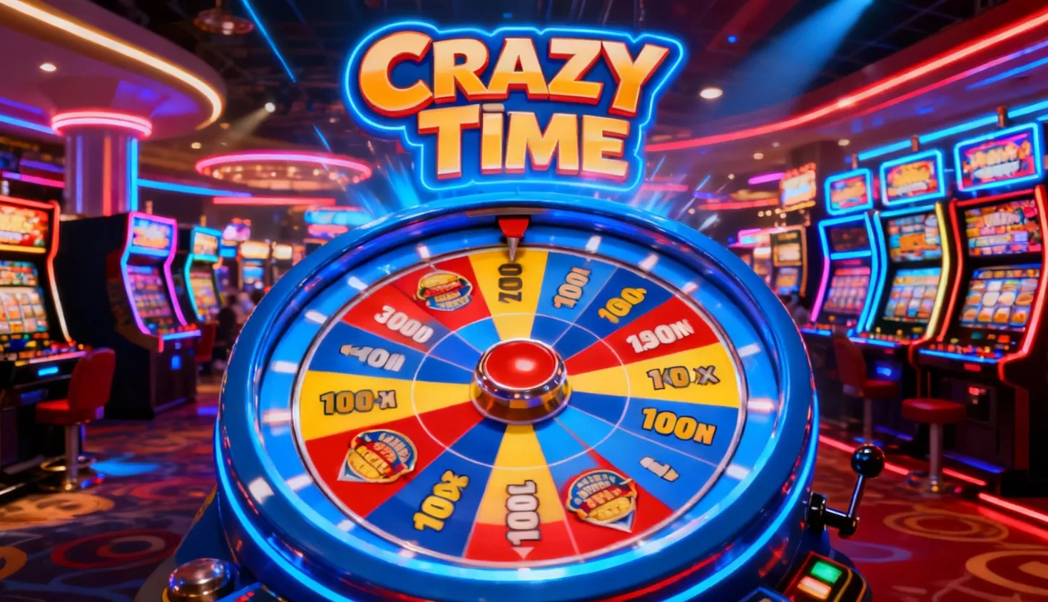 4 juegos de bono en Crazy Time con multiplicadores hasta 25,000x