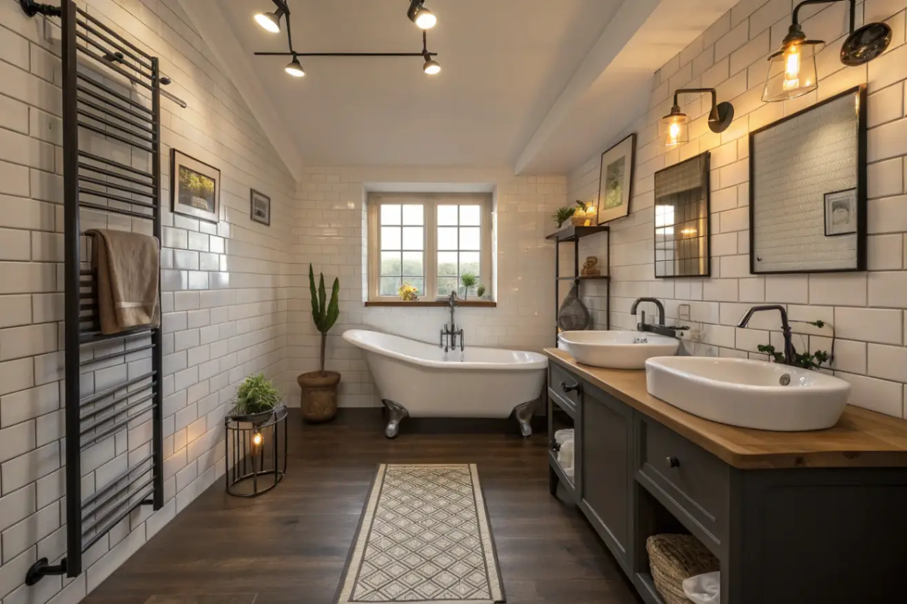 Baño retro moderno ideas y soluciones de diseño