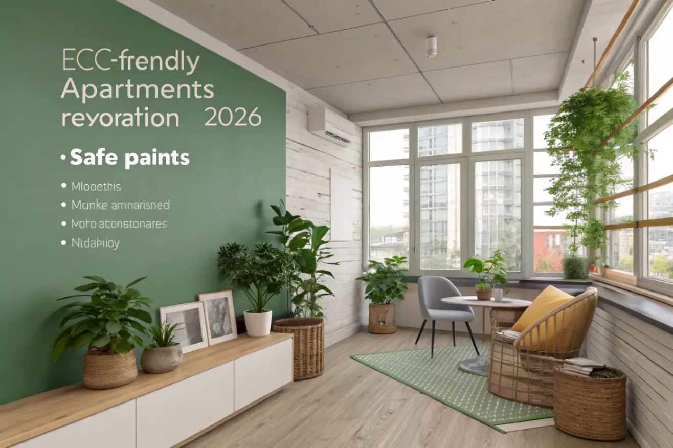 Reforma ecológica apartamento 2026 segura