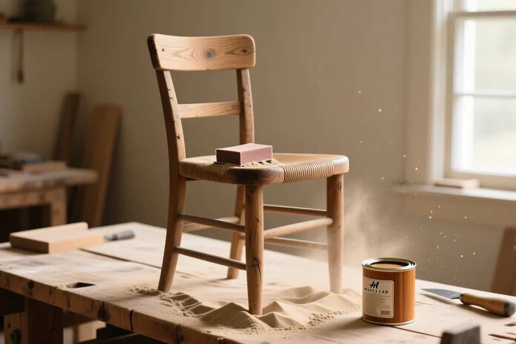 Renovar un mueble de madera: lijar, teñir y proteger