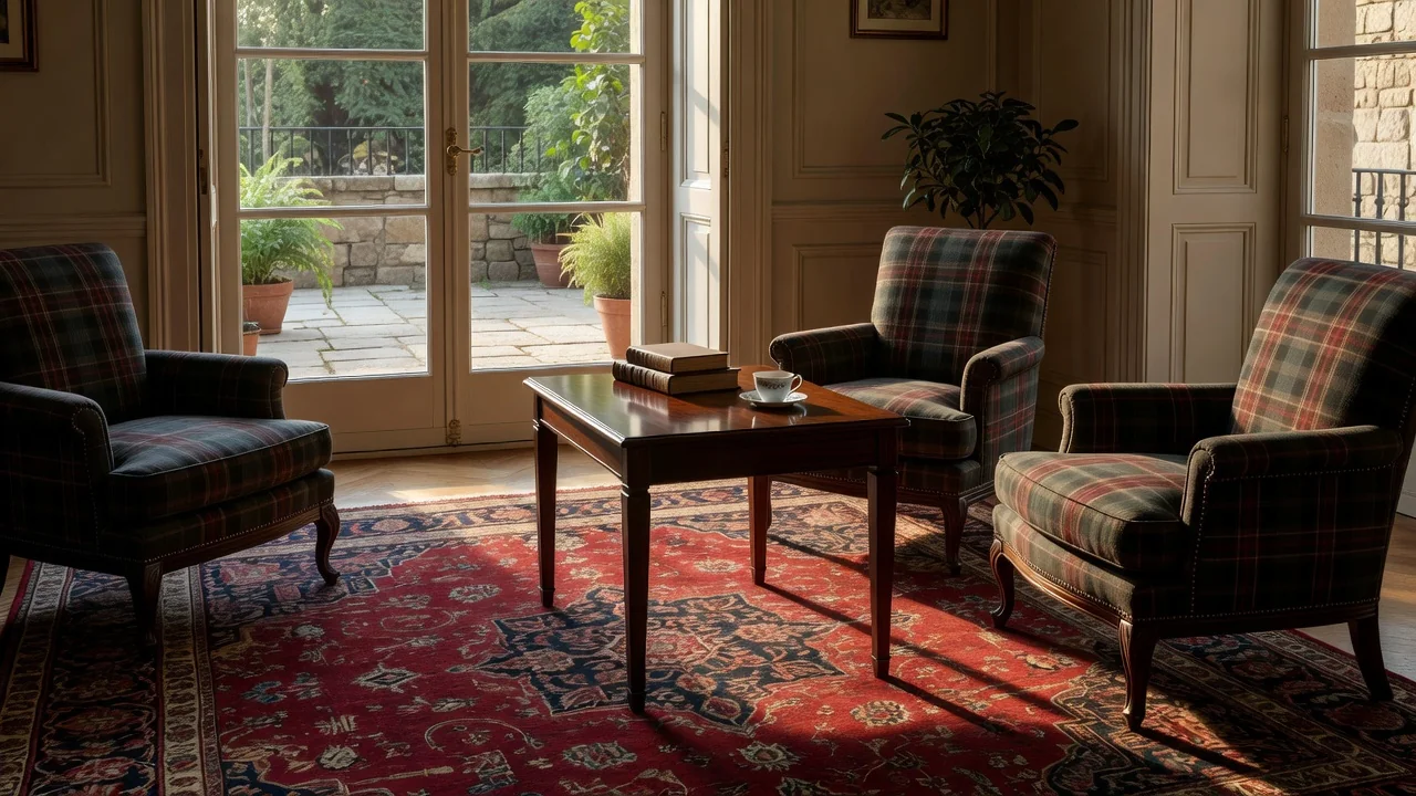 Decoración de salón: luz, textiles y piezas con historia