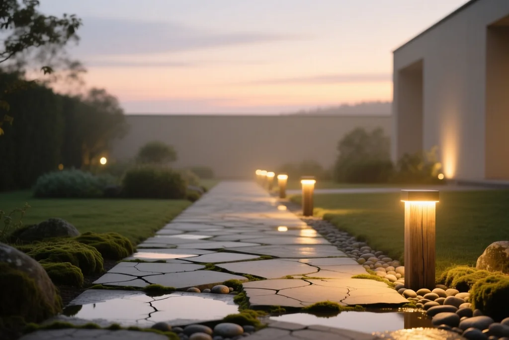 Iluminación exterior: seguridad y ambiente