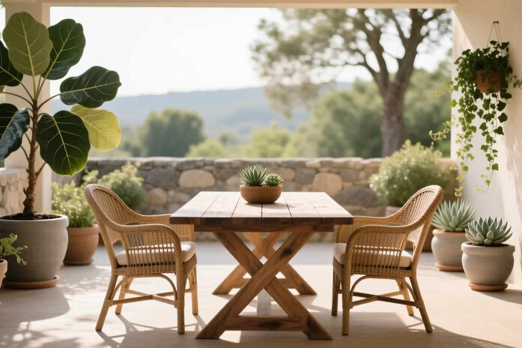 Muebles de exterior: qué material aguanta mejor