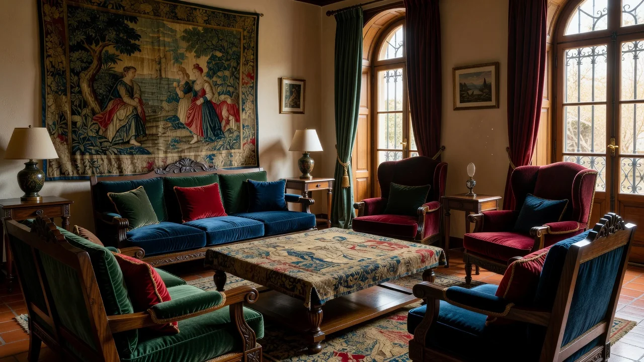 Salones: decoración en dos ambientes y aire clásico