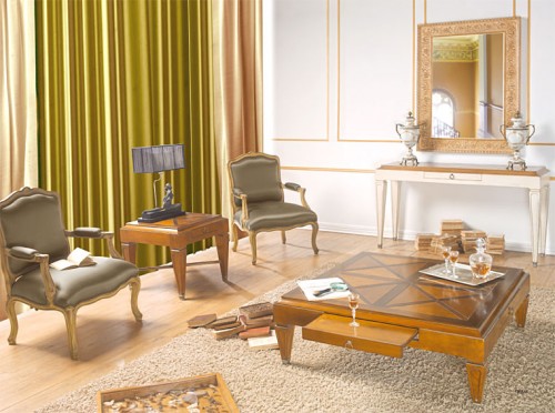 Los muebles clasicos en ambientes modernos