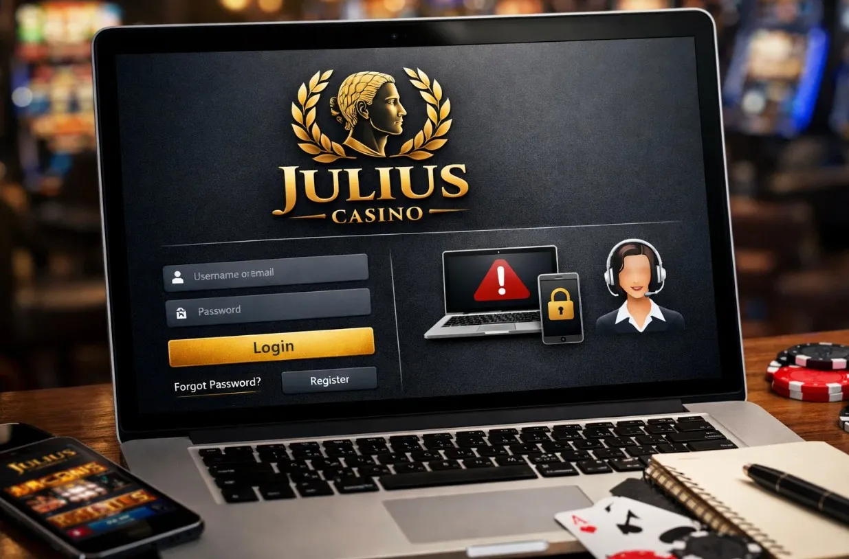 Julius Casino Connexion: cómo registrarse y acceder a la cuenta personal