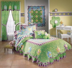 Decoración verde y amarillo