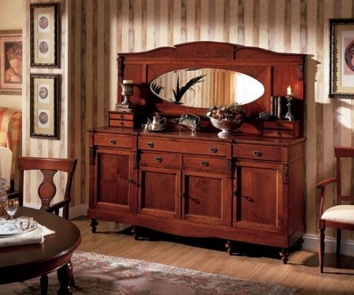 Muebles de madera de estilo rústico